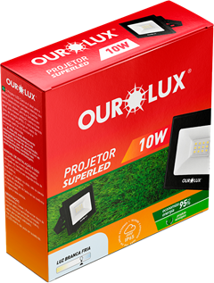 Refletor Ourolux Led 10w Bivolt