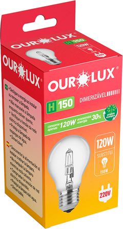 Lampada Ourolux Halogena 120w 220v