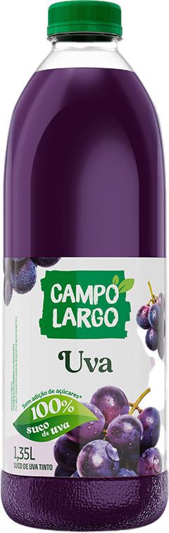 Suco Campo Largo Uva Tinto Pet 1,35l