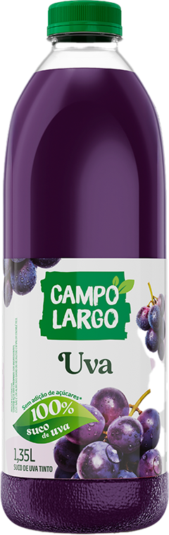Suco Campo Largo Uva Tinto Pet 1,35l