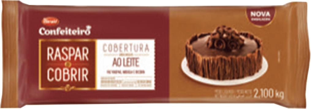 Cobertura Harald Raspar Cobrir Ao Leite 2,1kg