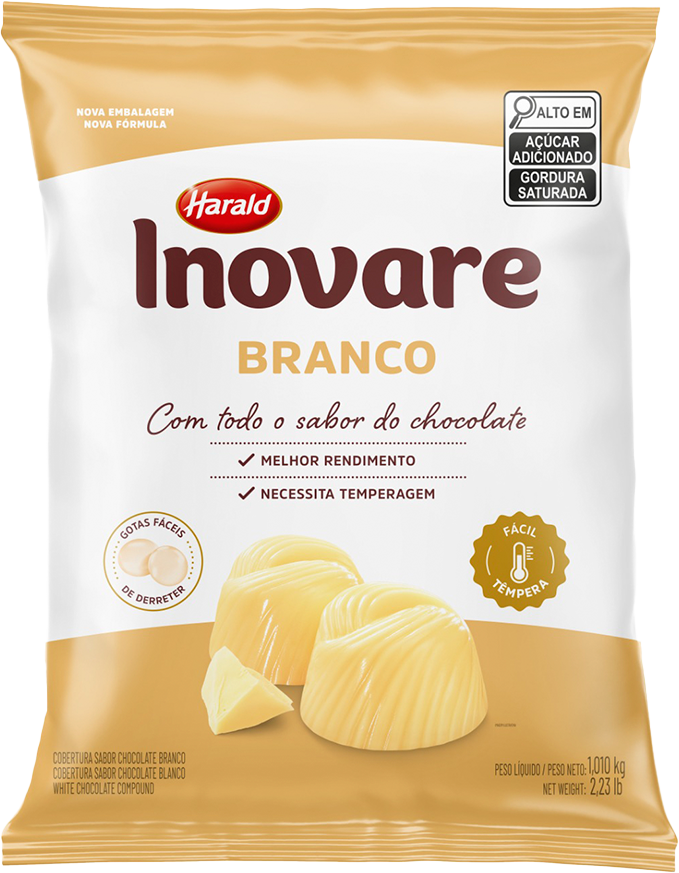 Cobertura Gotas Inovare Branco 1,01kg