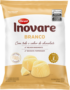 Cobertura Gotas Inovare Branco 1,01kg