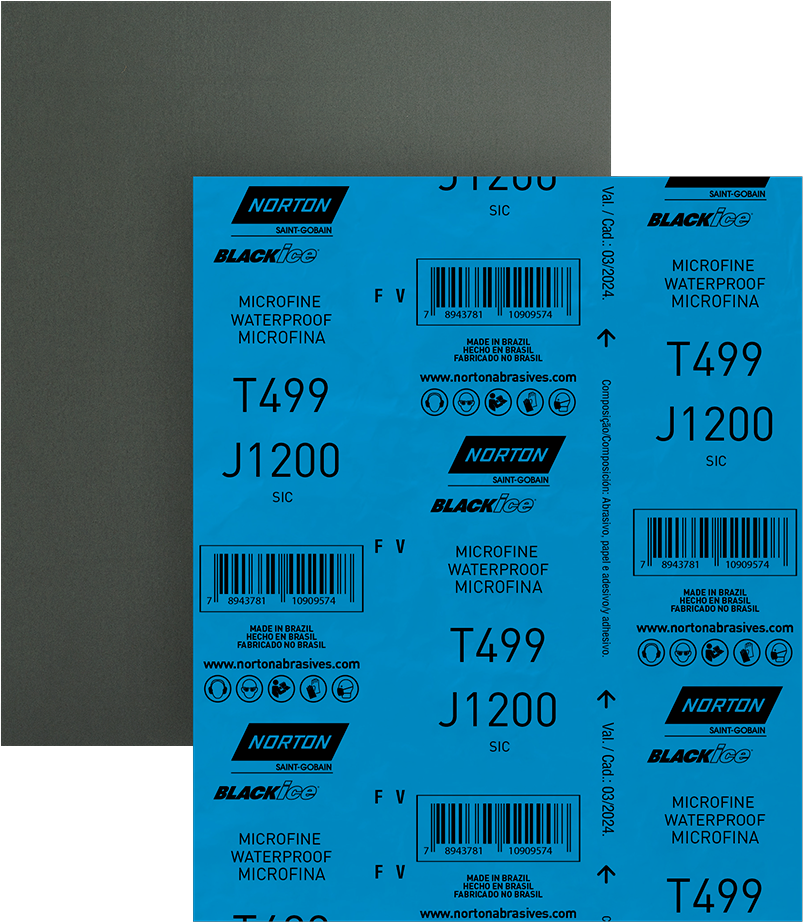 Lixa Norton D Agua T499 J1200 Preta