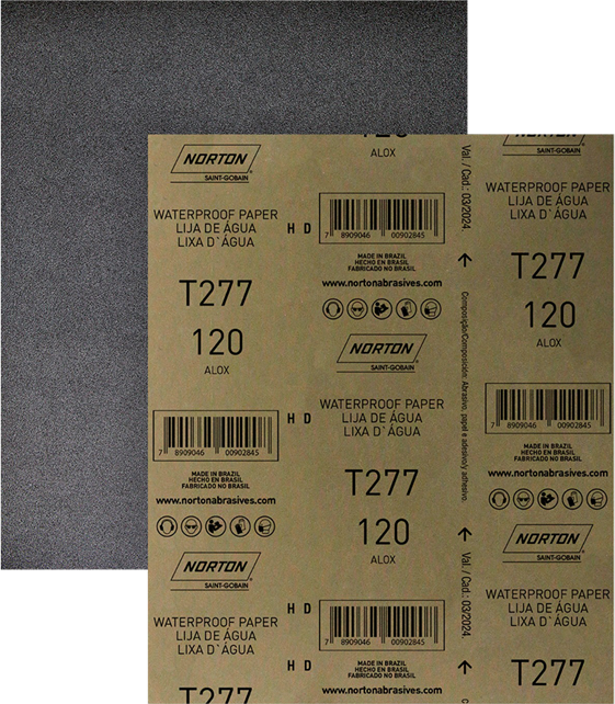 Lixa Norton D Agua T277 120 Preta