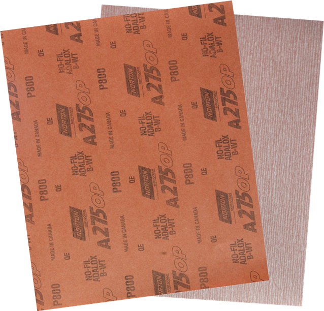 Lixa Norton No Fil Seco A275 P800 Cinza