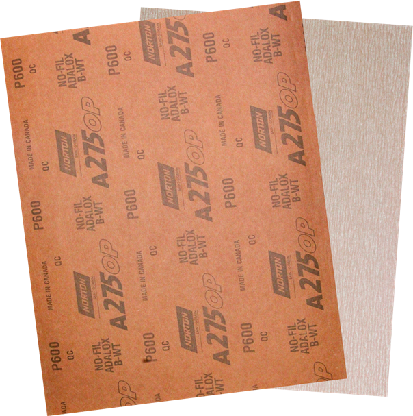 Lixa Norton No Fil Seco A275 P600 Cinza