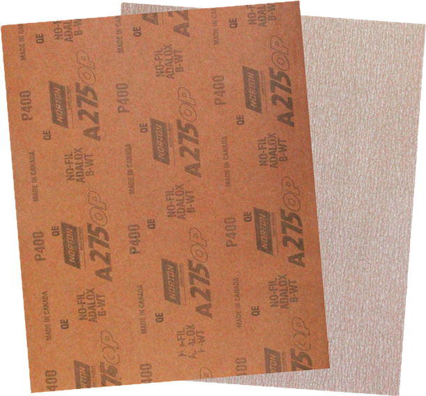 Lixa Norton No Fil Seco A275 P400 Cinza