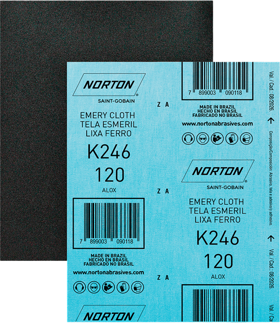 Lixa Norton Ferro/Aco K246 C120 Preta