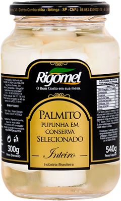 Palmito Pupunha Rigomel Inteiro 300g