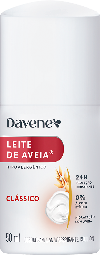 Desodorante Rollon Davene Leite De Aveia Classico 50ml