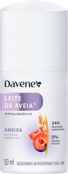 Desodorante Rollon Davene Leite De Aveia Ameixa 50ml