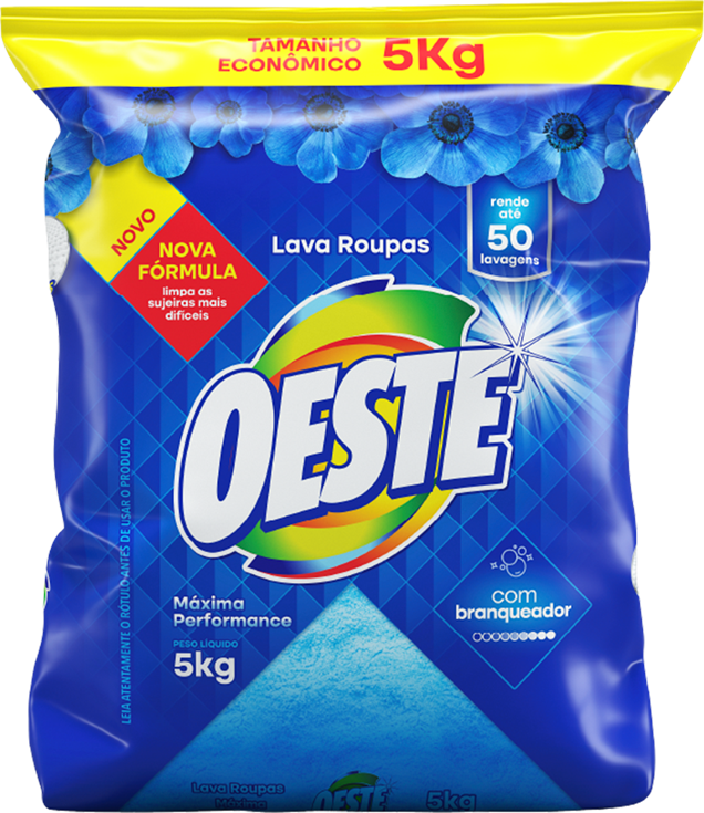 Sabao Em Po Oeste Max Performance Sachet 5kg