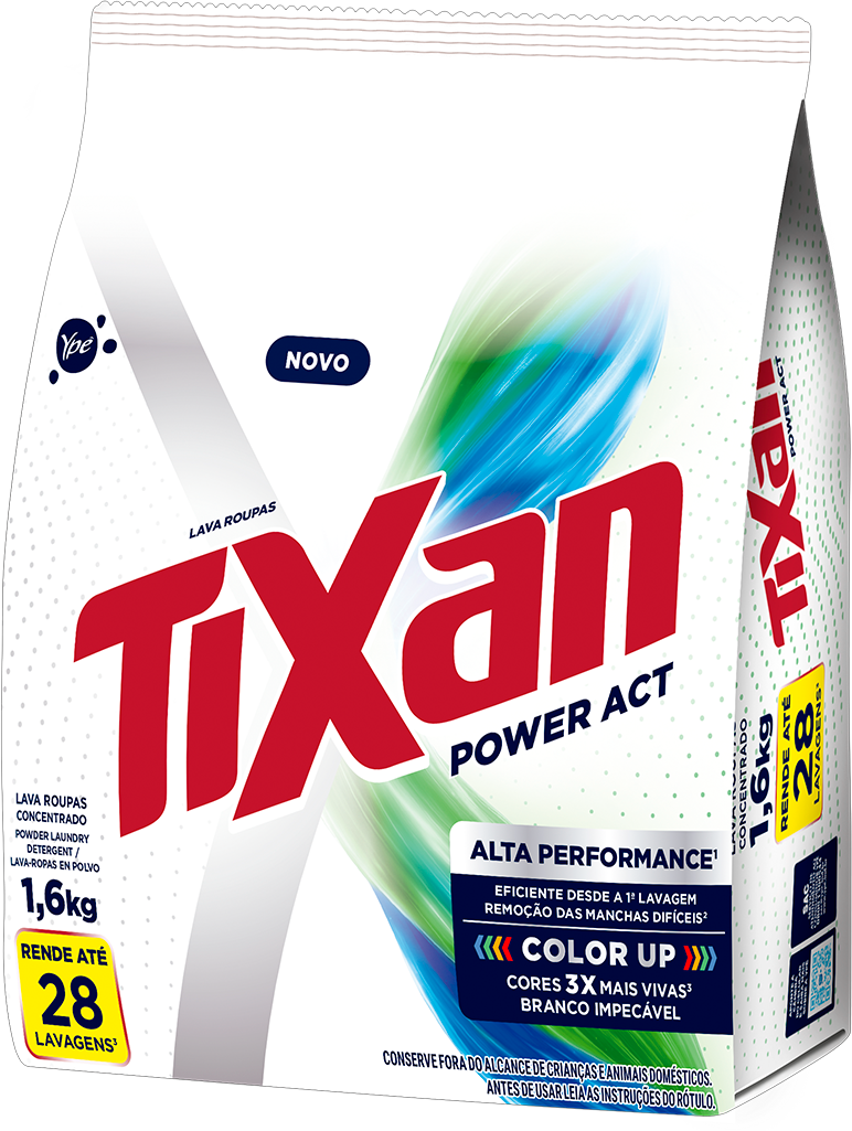 Sabao Em Po Tixan Power Act Sachet 1,6kg