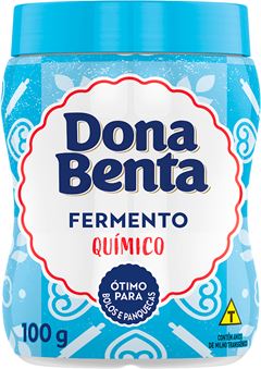 Fermento Em Po Quimico Dona Benta Tradicional 100g
