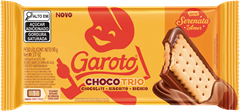 Chocolate Garoto Trio Biscoito Serenata De Amor 90g