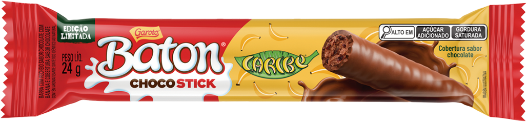 Chocolate Garoto Caribe Stick 24g