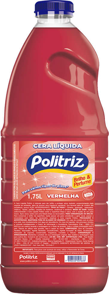 Cera Liquida Politriz Vermelha 1,750l