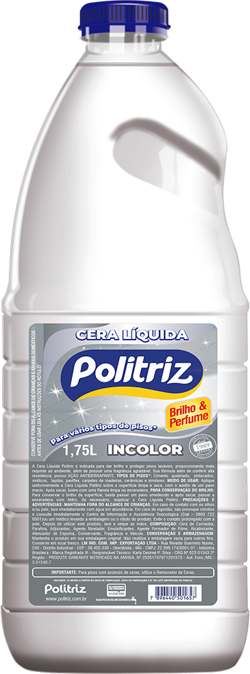 Cera Liquida Politriz Incolor 1,750l