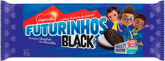 Biscoito Capricche Futurinhos Recheado Black 40g