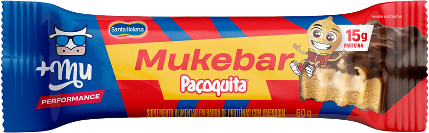 Barra De Proteina +Mu Mukebar Pacoquita 60g