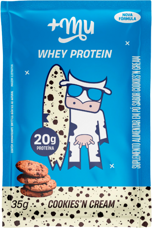 Whey Protein +Mu Cookies Tradicional Sachet 35g