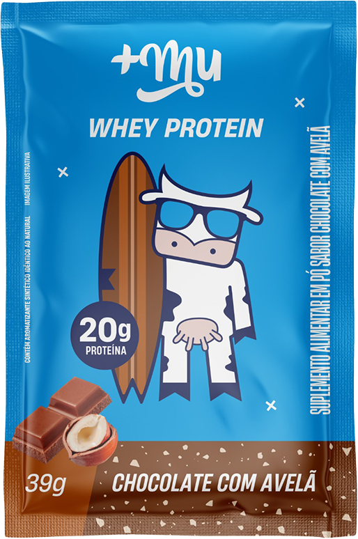Whey Protein +Mu Chocolate Com Avela Sachet 39g