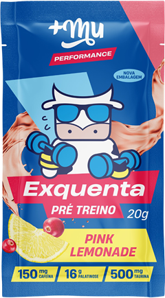 Pre Treino +Mu Pink Lemonade Exquenta 20g