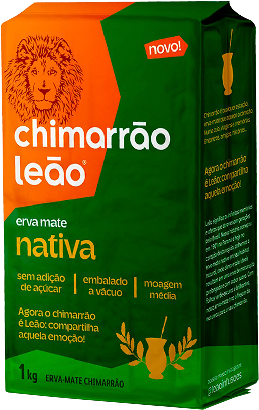 Erva Mate Leao Nativa Chimarrao Vacuo 1kg