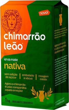 Erva Mate Leao Nativa Chimarrao Vacuo 1kg