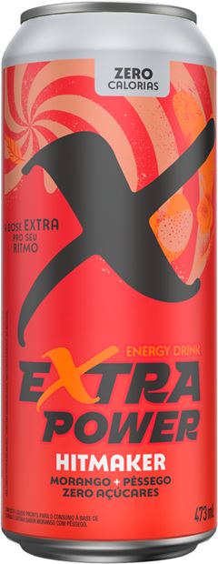 Energetico Extra Power Morango E Pessego 473ml