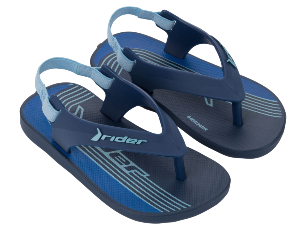 Sandalia Rider Feel Masc Baby Azul/Azul Claro