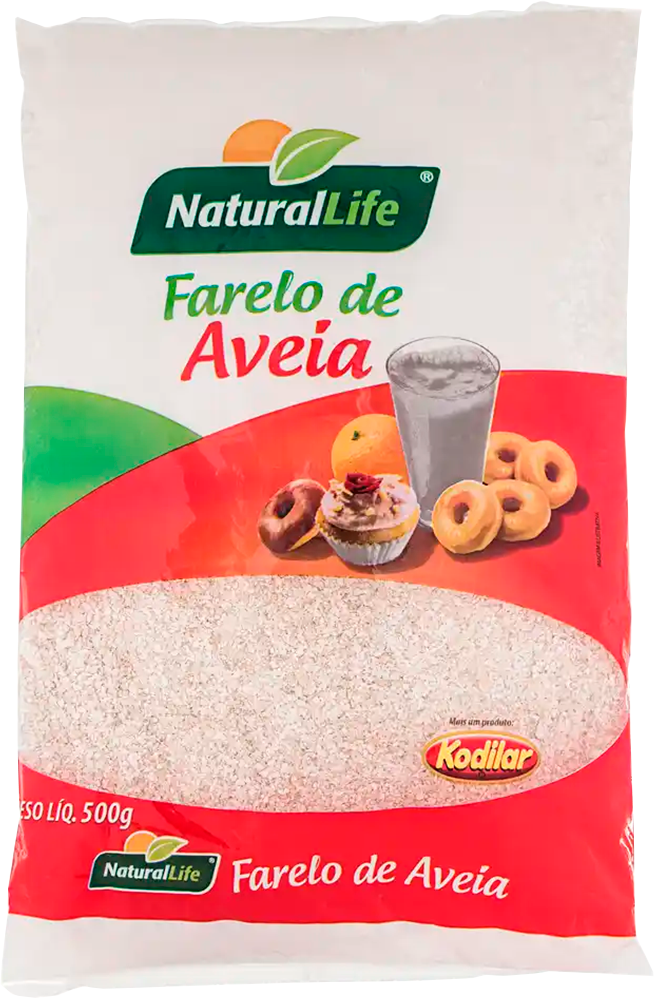 Farelo De Aveia Natural Life 500g