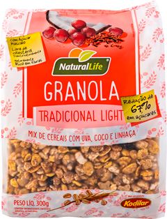Granola Natural Life Tradicional Ligth 300g