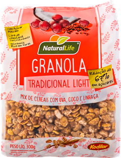 Granola Natural Life Tradicional Ligth 300g