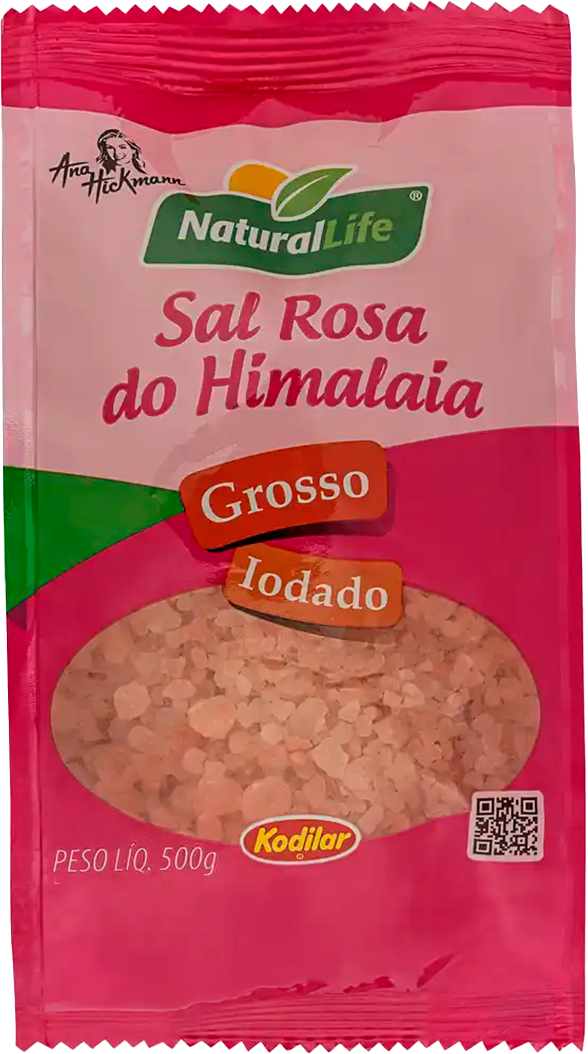 Sal Rosa Do Himalaia Natural Life Grosso 500g