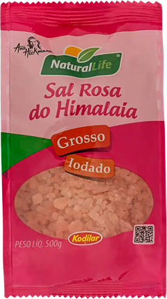 Sal Rosa Do Himalaia Natural Life Grosso 500g