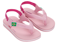 Sandalia Ipanema Brasil Fem Baby Rosa Claro/Rosa