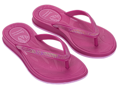 Sandalia Ipanema Shine Fem Infantil Rosa Petala/Rosa