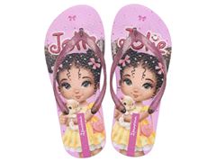 Sandalia Ipanema Jolie Amores Fem Infantil Rosa/Glitter