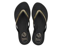 Sandalia Ipanema Shine Fem Adulto Preto/Bege