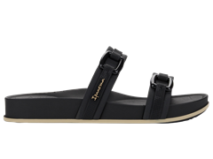 Sandalia Ipanema Shine Slide Fem Adulto Preto/Bege
