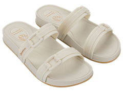 Sandalia Ipanema Shine Slide Fem Adulto Off White/Bege