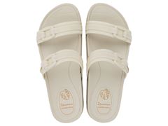 Sandalia Ipanema Shine Slide Fem Adulto Off White/Bege