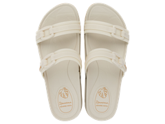 Sandalia Ipanema Shine Slide Fem Adulto Off White/Bege