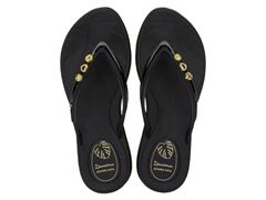 Sandalia Ipanema Shine Pin Fem Adulto Preto/Bege
