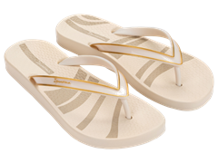 Sandalia Ipanema Anatomica Linea Fem Adulto Bege/Bege/Marrom