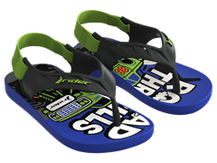 Sandalia Rider Street Masc Baby Azul/Preto/Verde