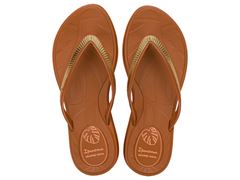 Sandalia Ipanema Shine Fem Adulto Marrom/Rosa