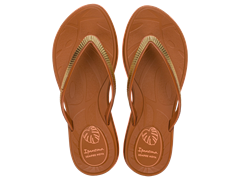 Sandalia Ipanema Shine Fem Adulto Marrom/Rosa